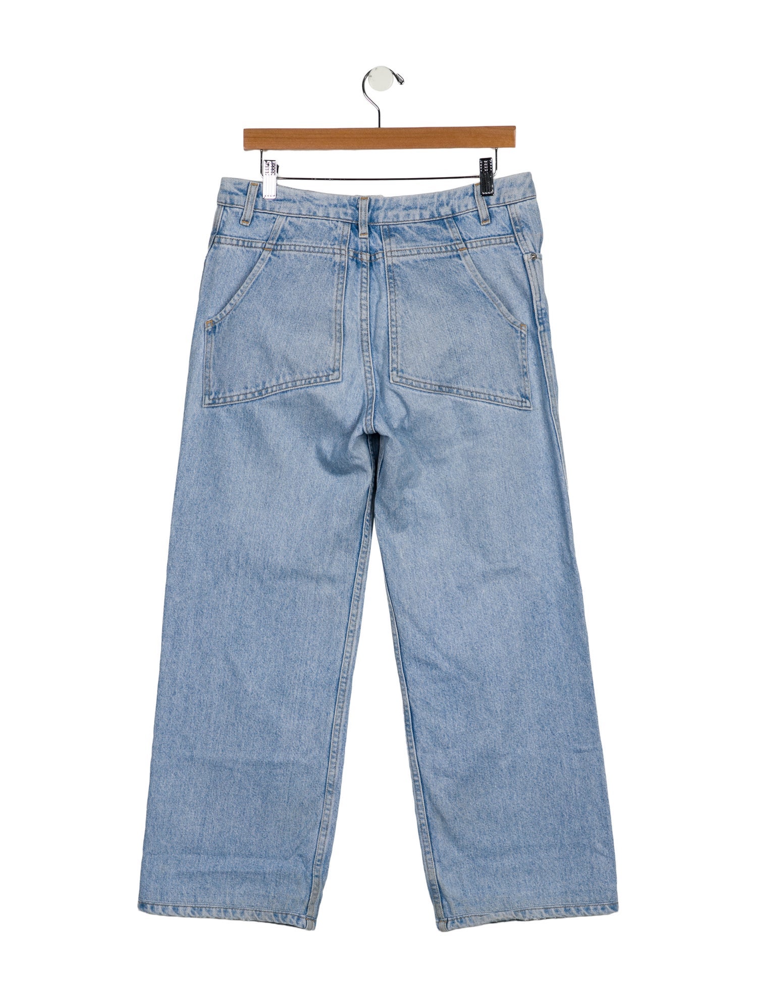 Eckhaus Latta Mid-Rise Wide Leg Jeans