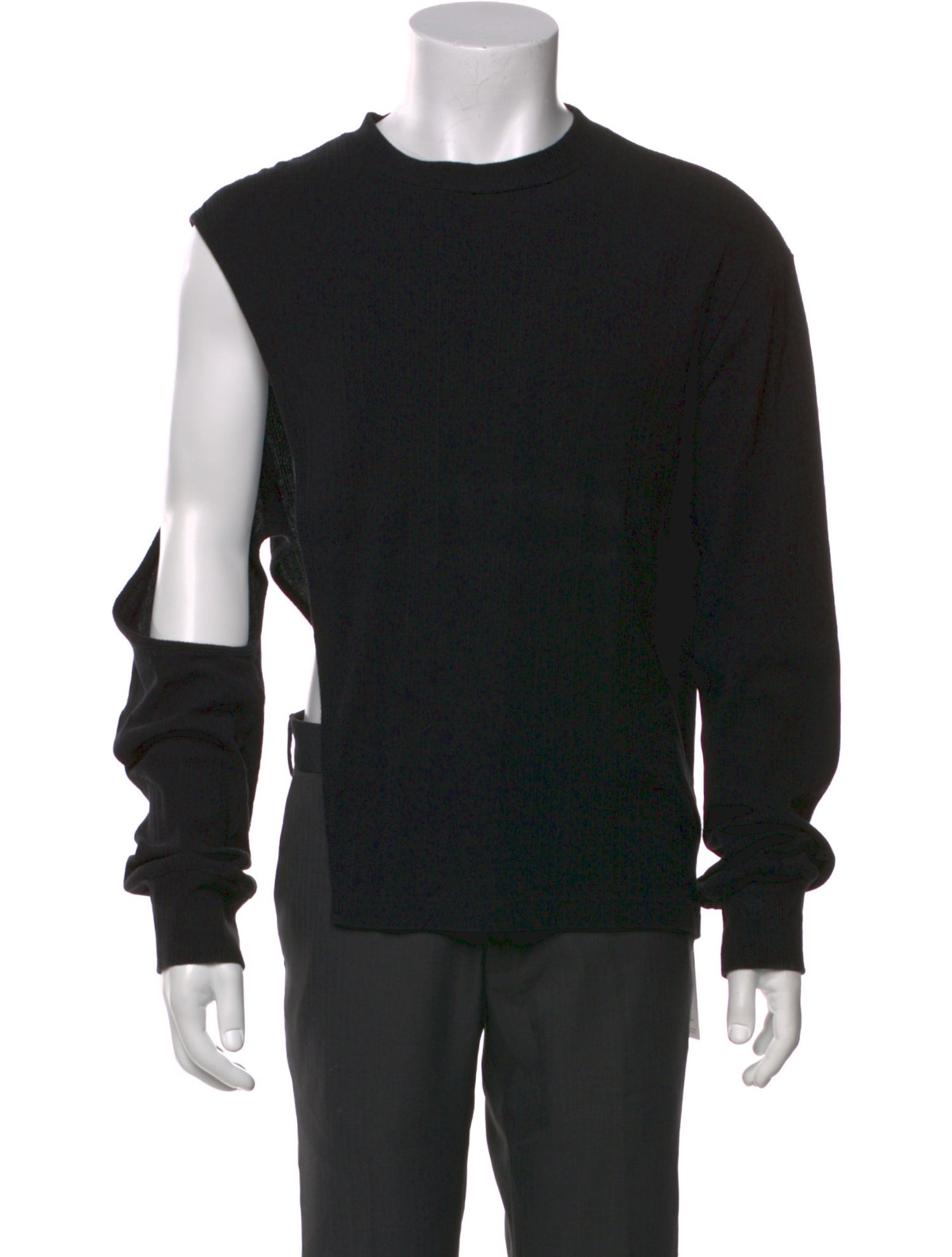 Eckhaus Latta Crew Neck Long Sleeve T-Shirt