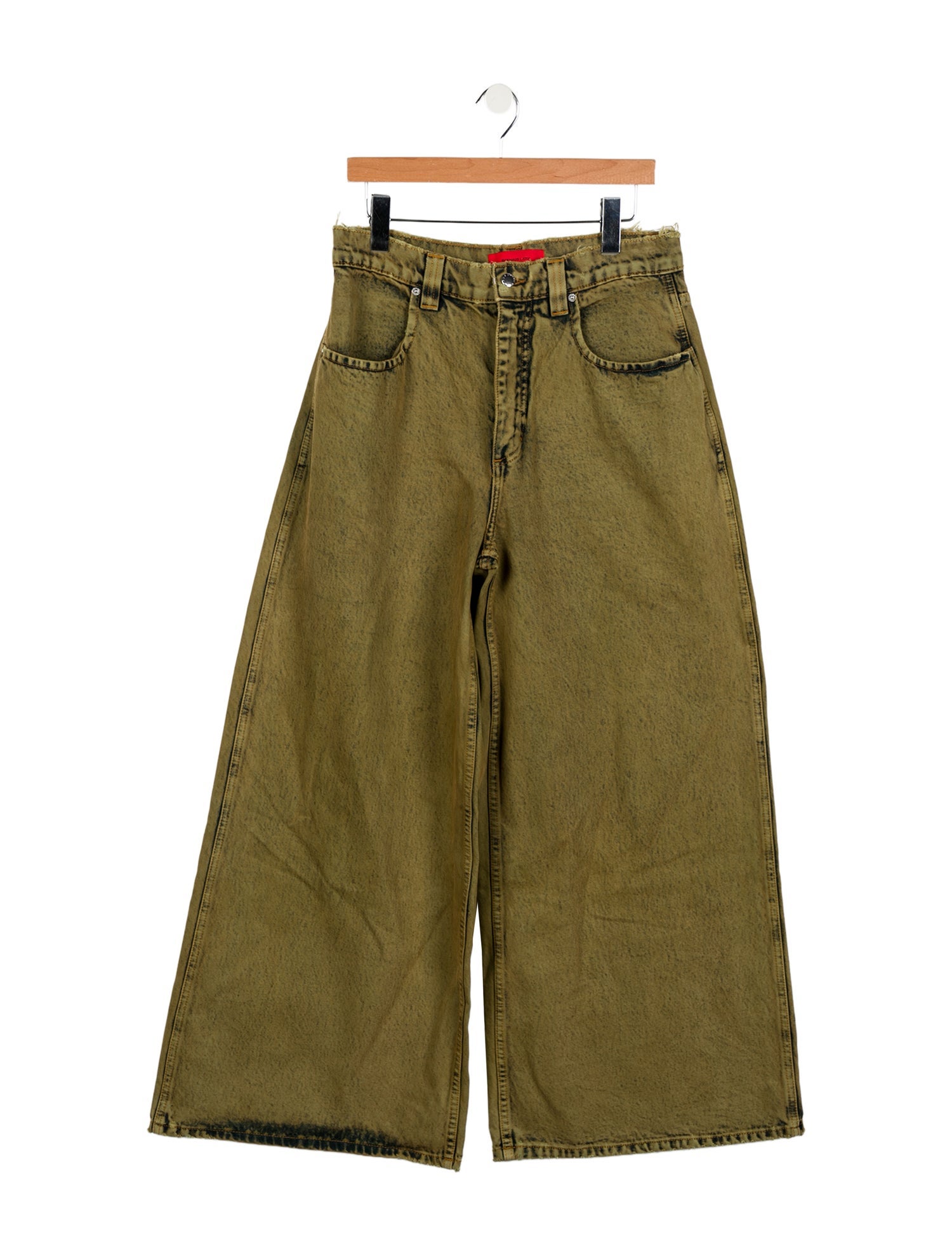 Eckhaus Latta High-Rise Wide Leg Jeans