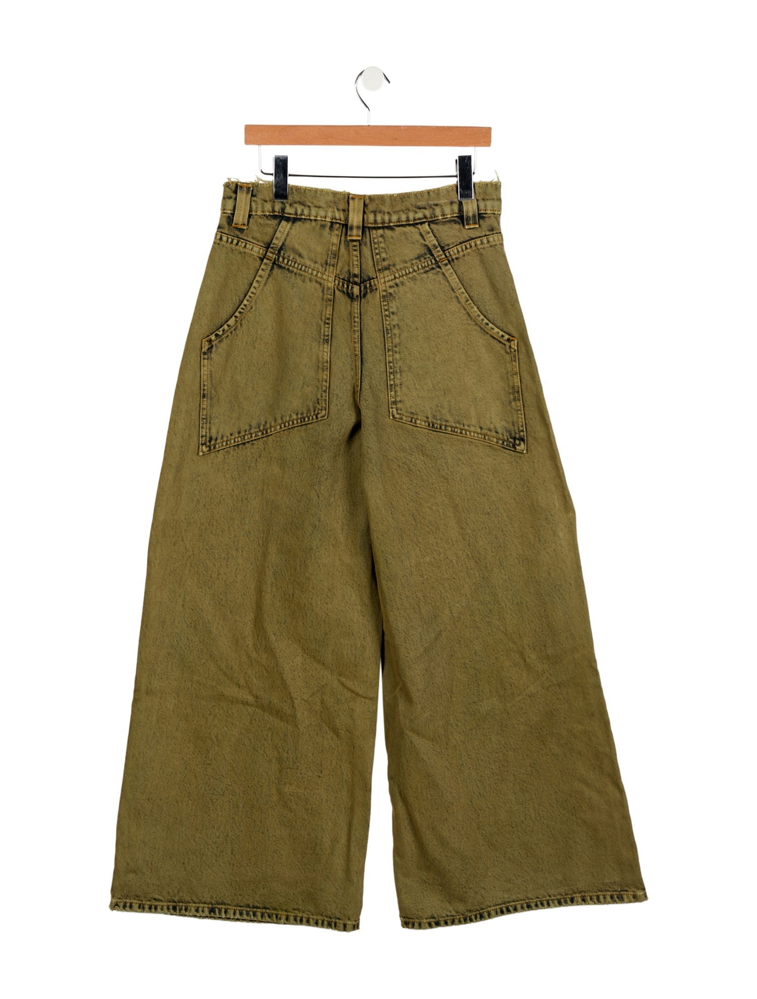 Eckhaus Latta High-Rise Wide Leg Jeans