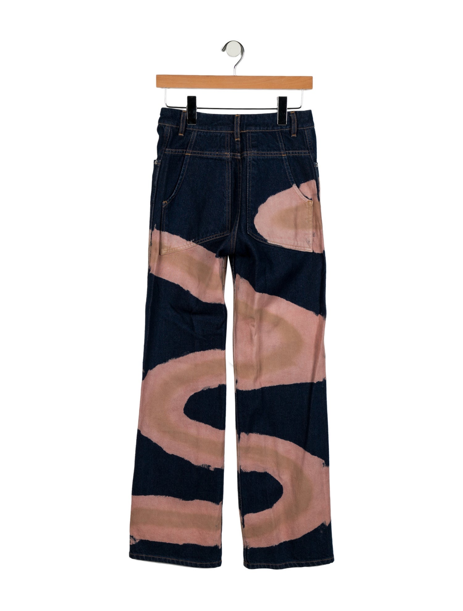 Eckhaus Latta High-Rise Wide Leg Jeans