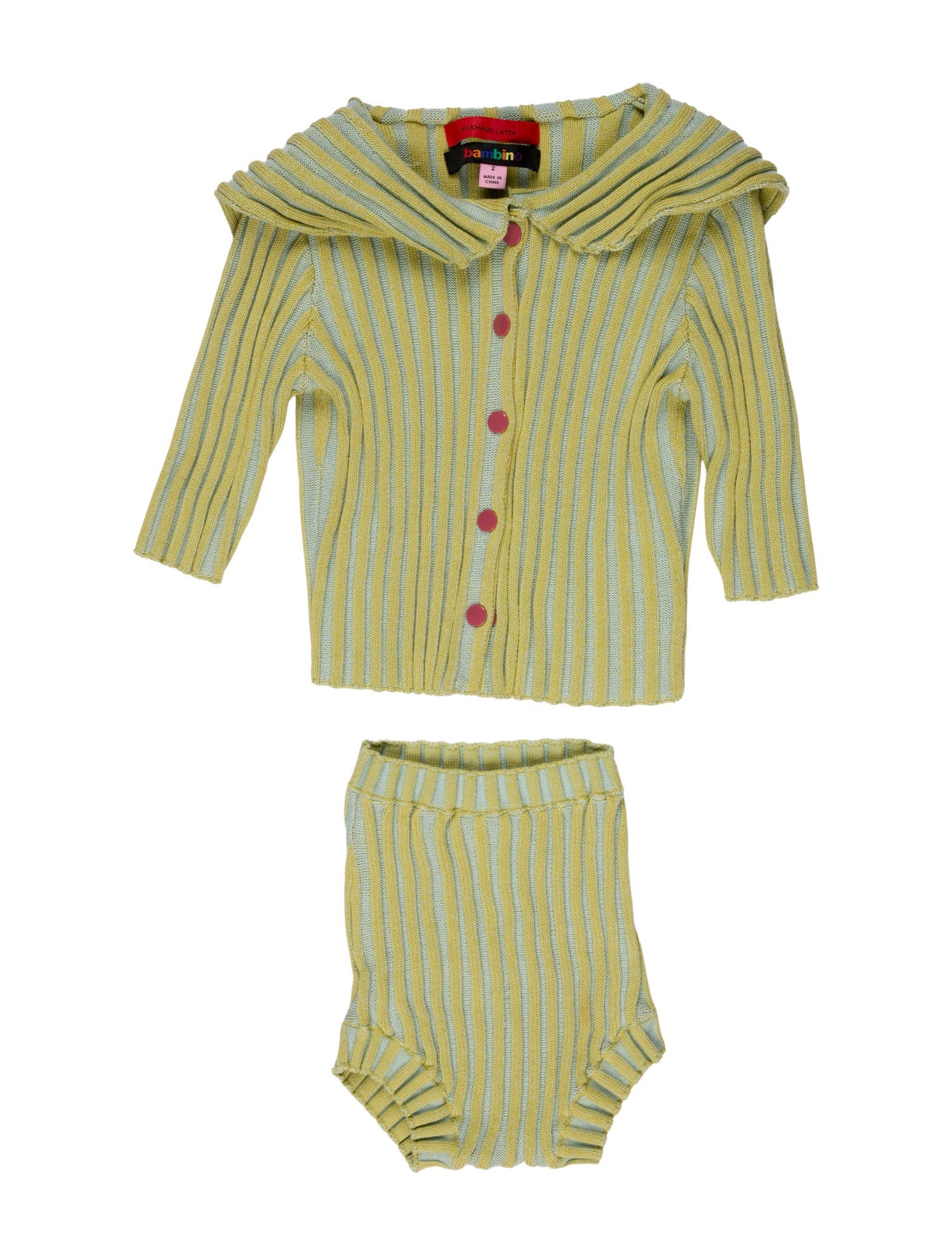 Eckhaus Latta Toddler Girls' Sweater Set