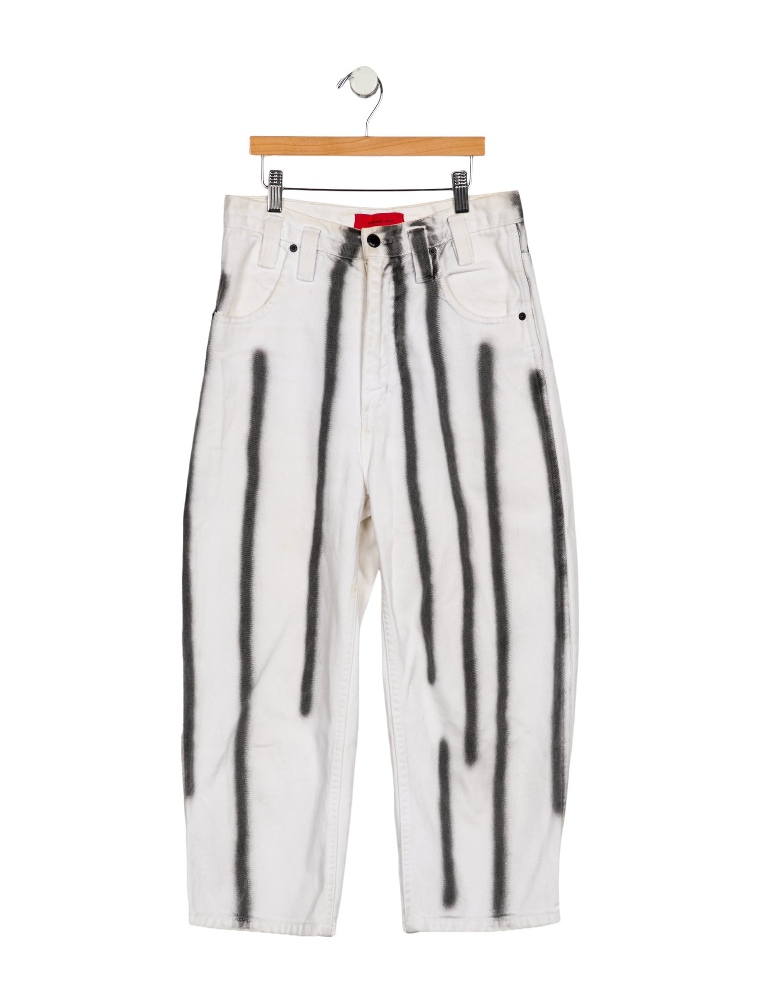Eckhaus Latta High-Rise Straight Leg Jeans