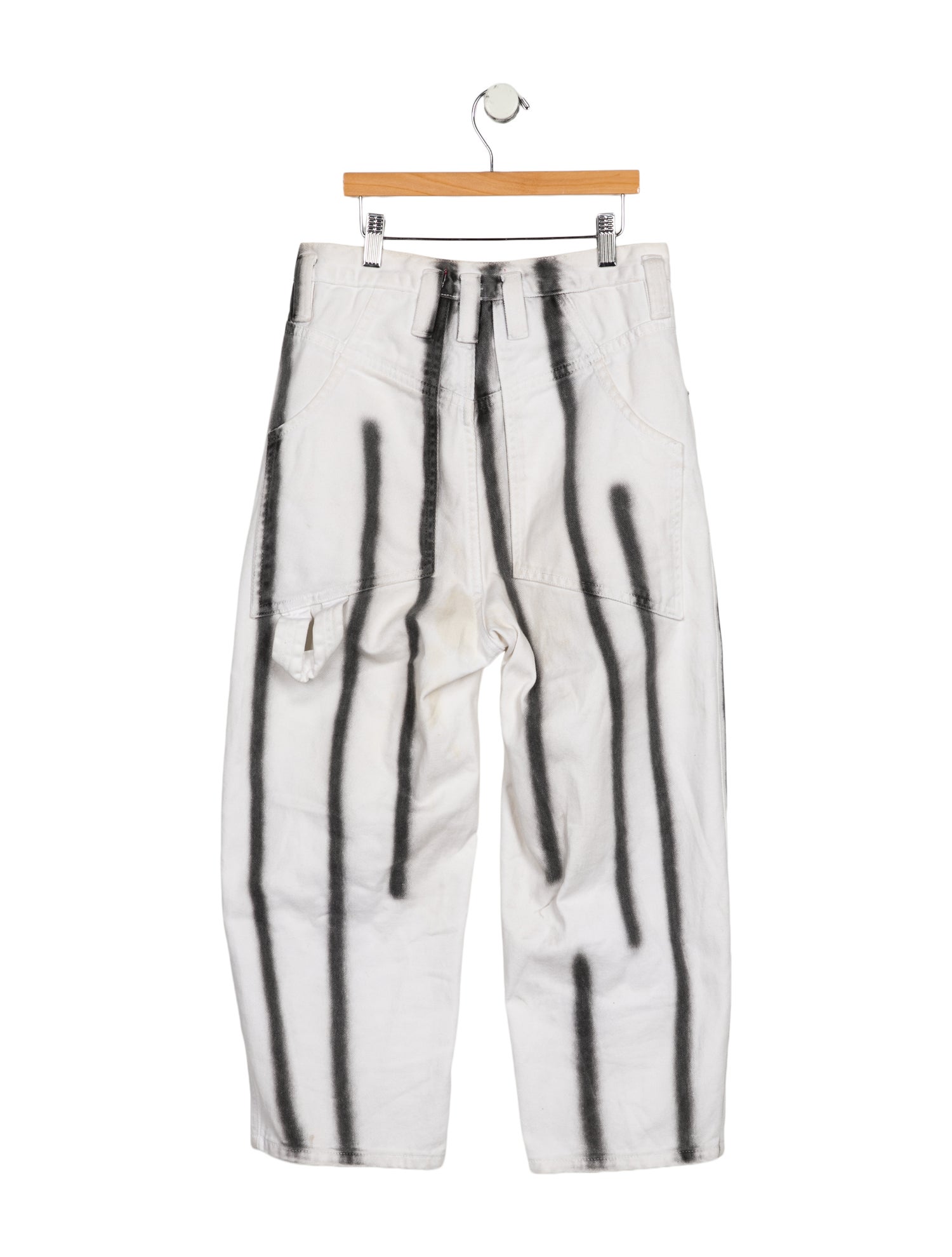 Eckhaus Latta High-Rise Straight Leg Jeans