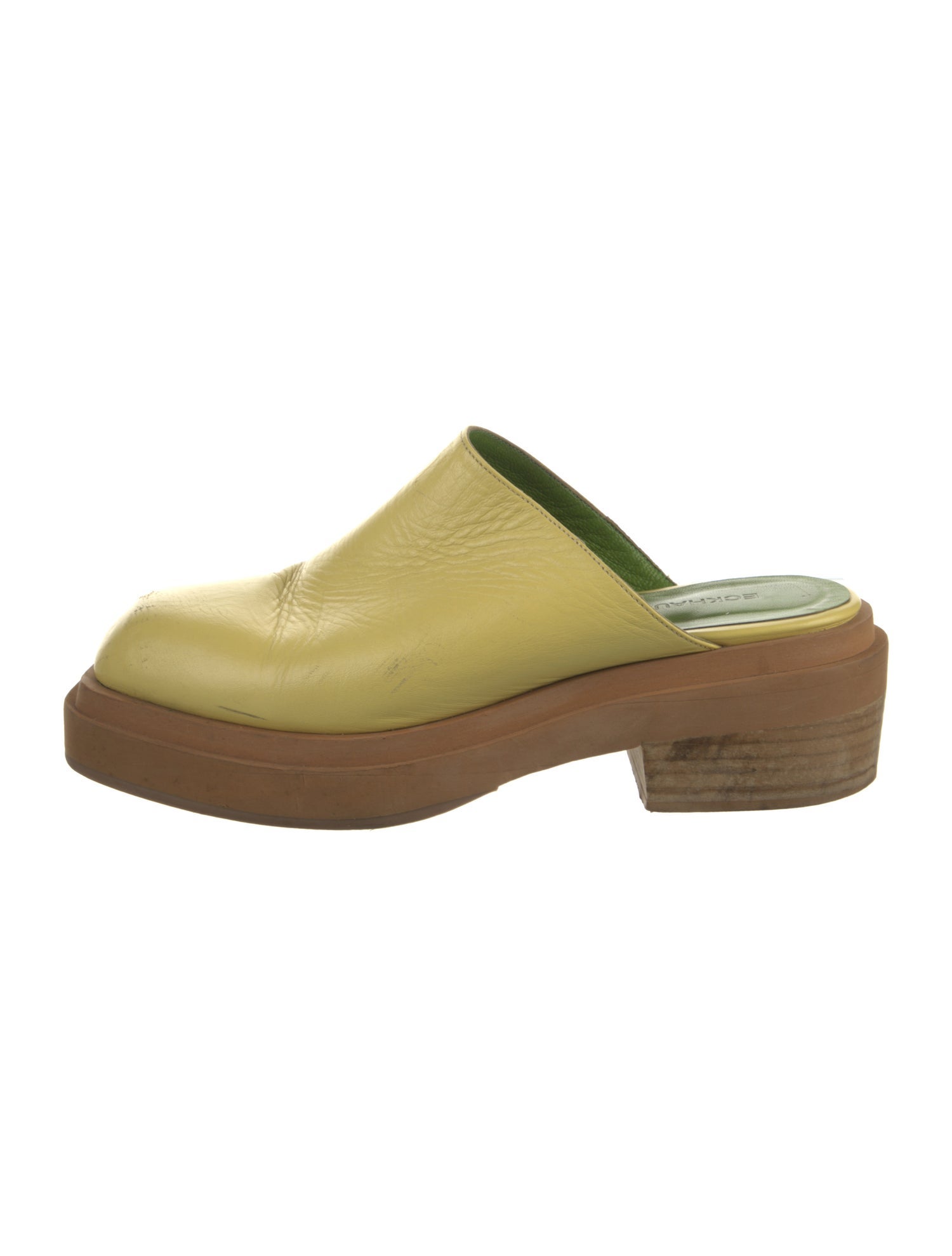 Eckhaus Latta Leather Mules