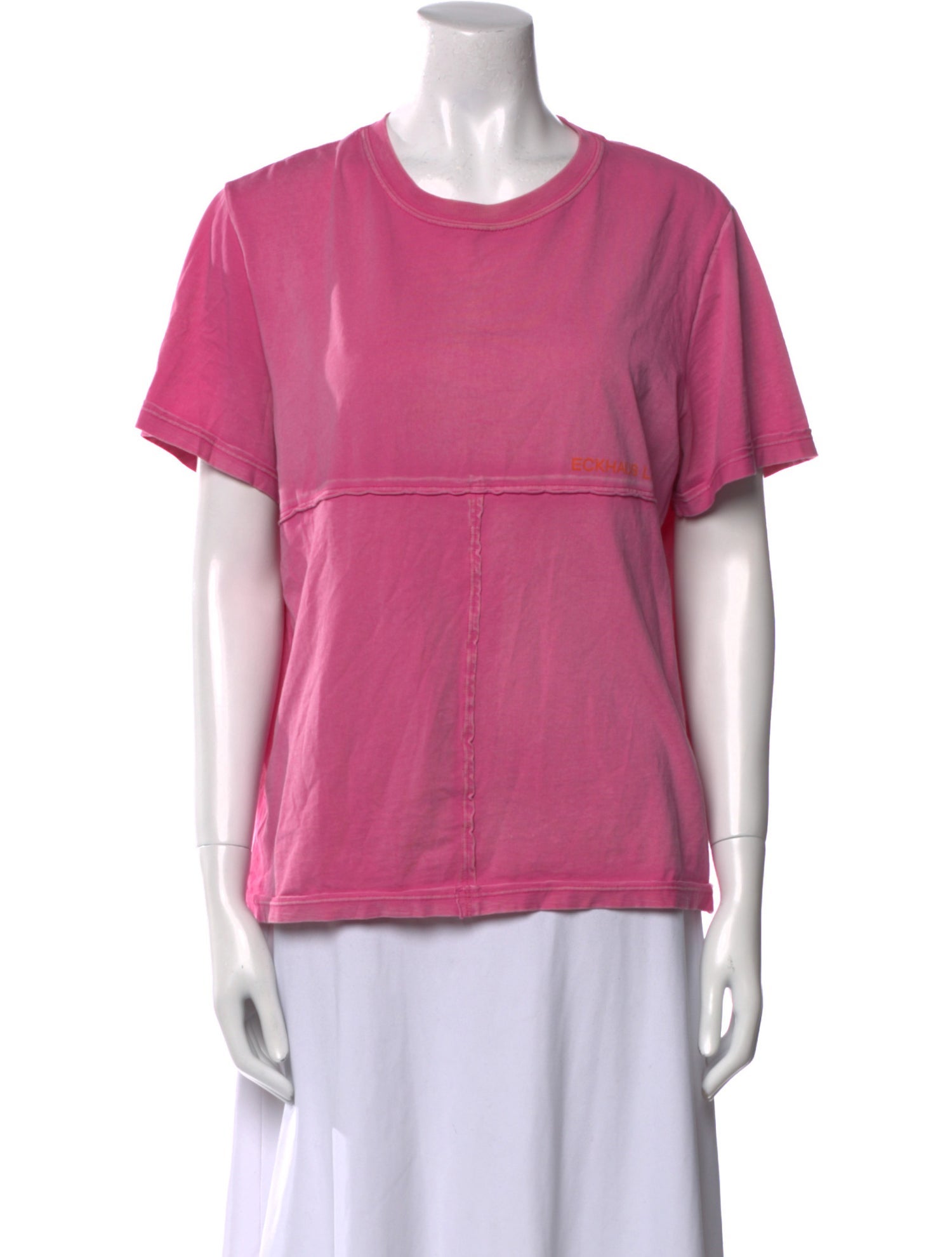 Eckhaus Latta Crew Neck Short Sleeve T-Shirt