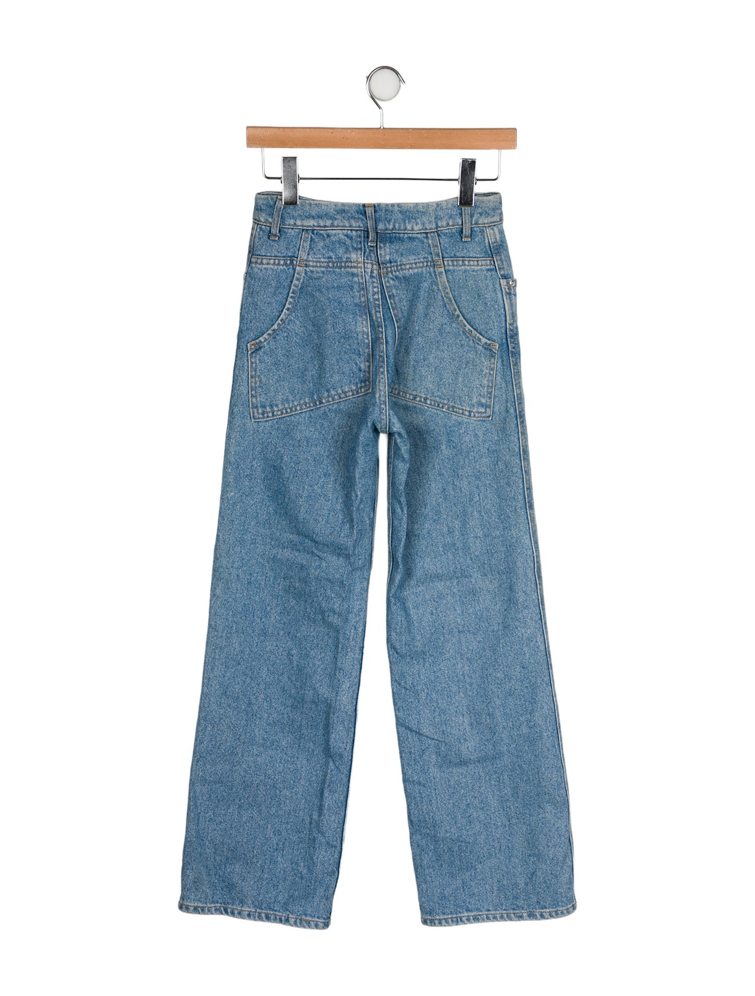 Eckhaus Latta High-Rise Wide Leg Jeans