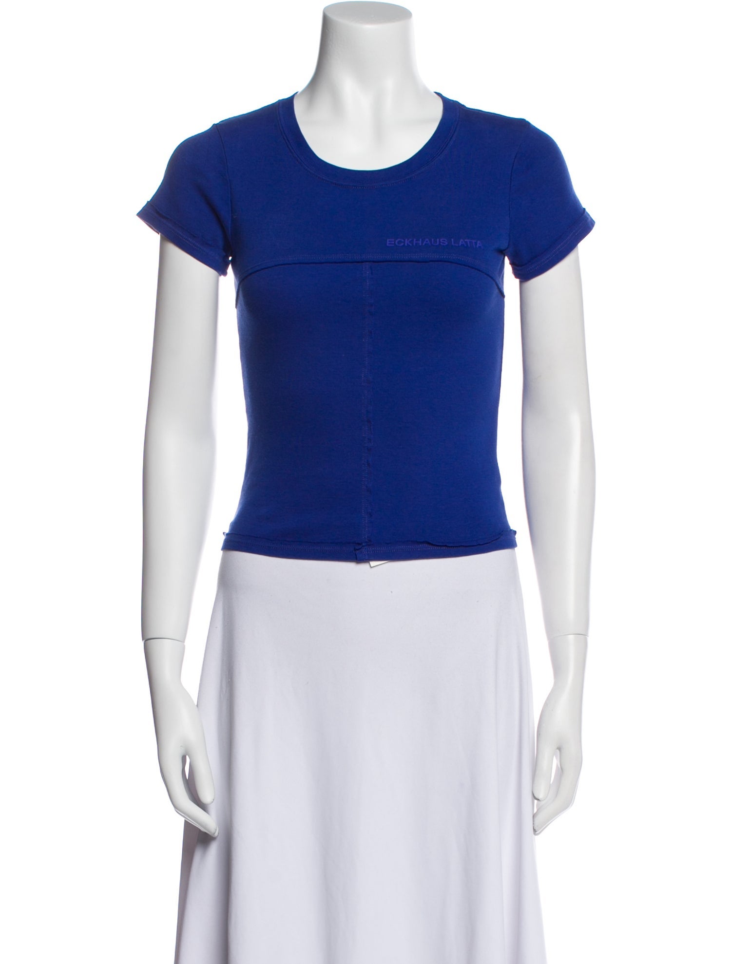 Eckhaus Latta Crew Neck Short Sleeve T-Shirt