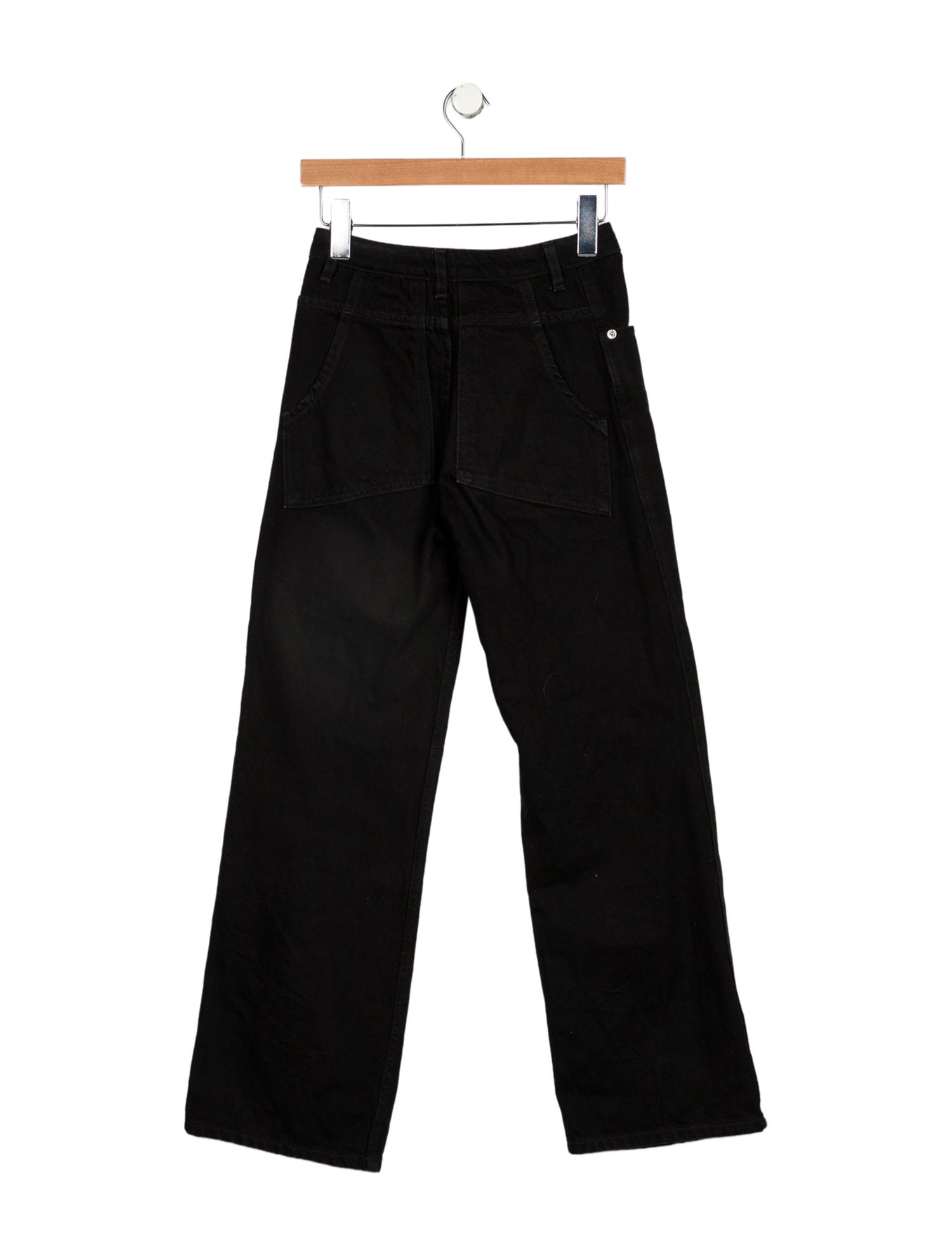 Eckhaus Latta High-Rise Wide Leg Jeans