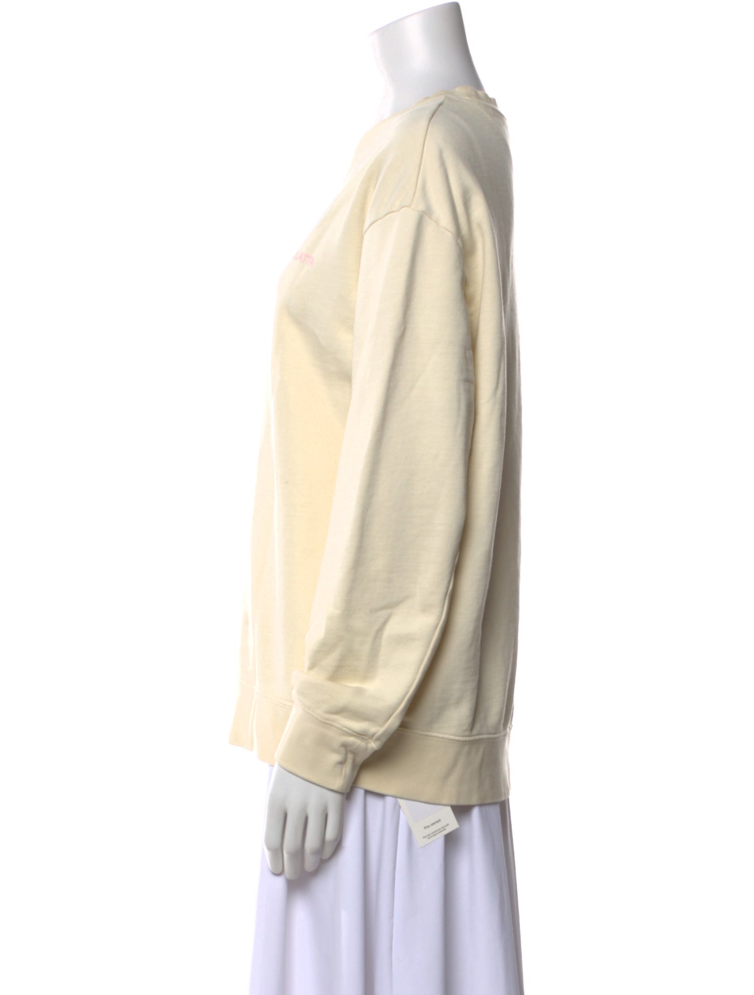 Eckhaus Latta Scoop Neck Long Sleeve Sweatshirt