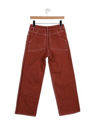 Eckhaus Latta High-Rise Wide Leg Jeans