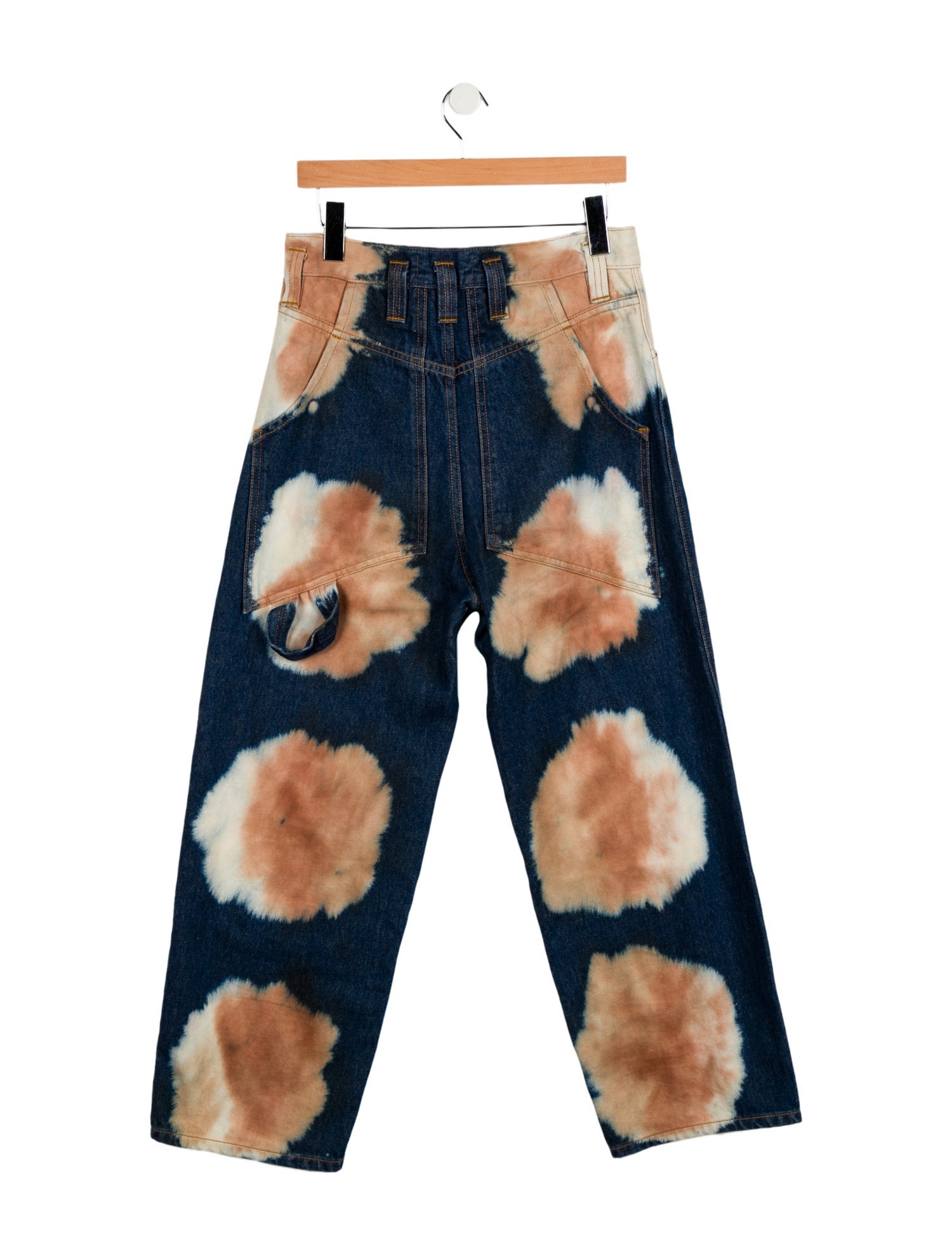 Eckhaus Latta High-Rise Wide Leg Jeans