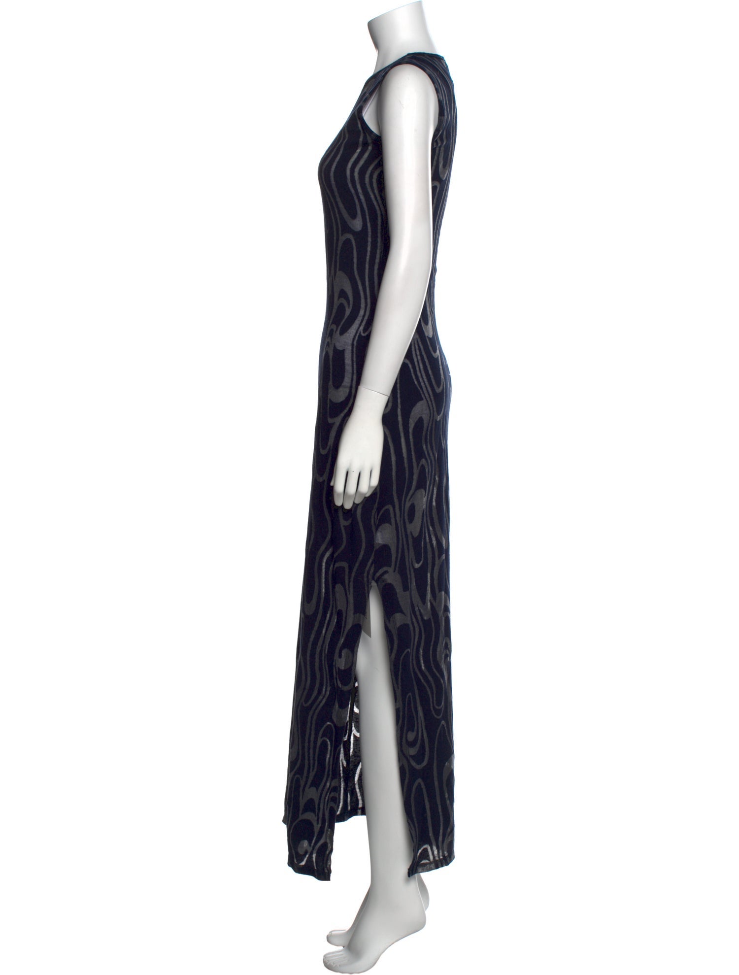 Eckhaus Latta Printed Long Dress