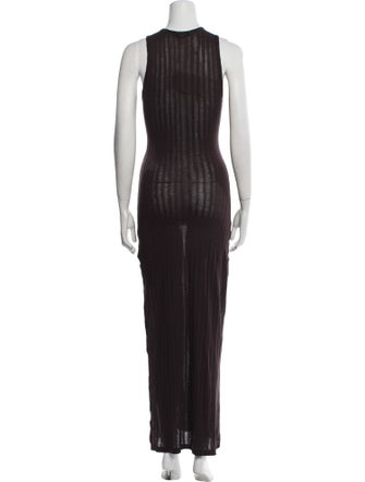 Eckhaus Latta Crew Neck Long Dress