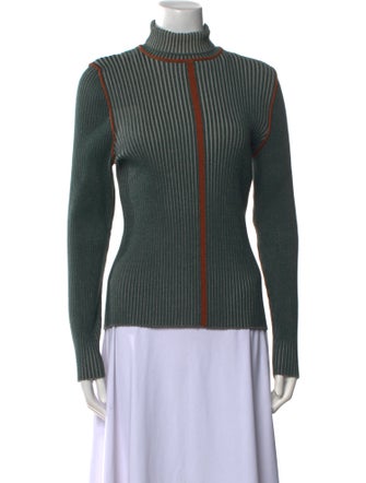 Eckhaus Latta Striped Turtleneck Sweater
