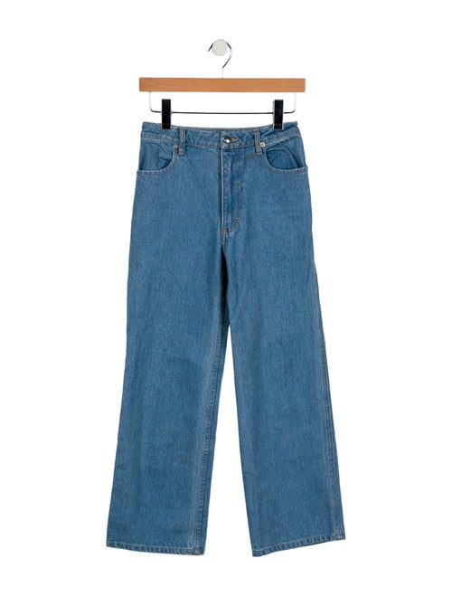 Eckhaus Latta High-Rise Wide Leg Jeans
