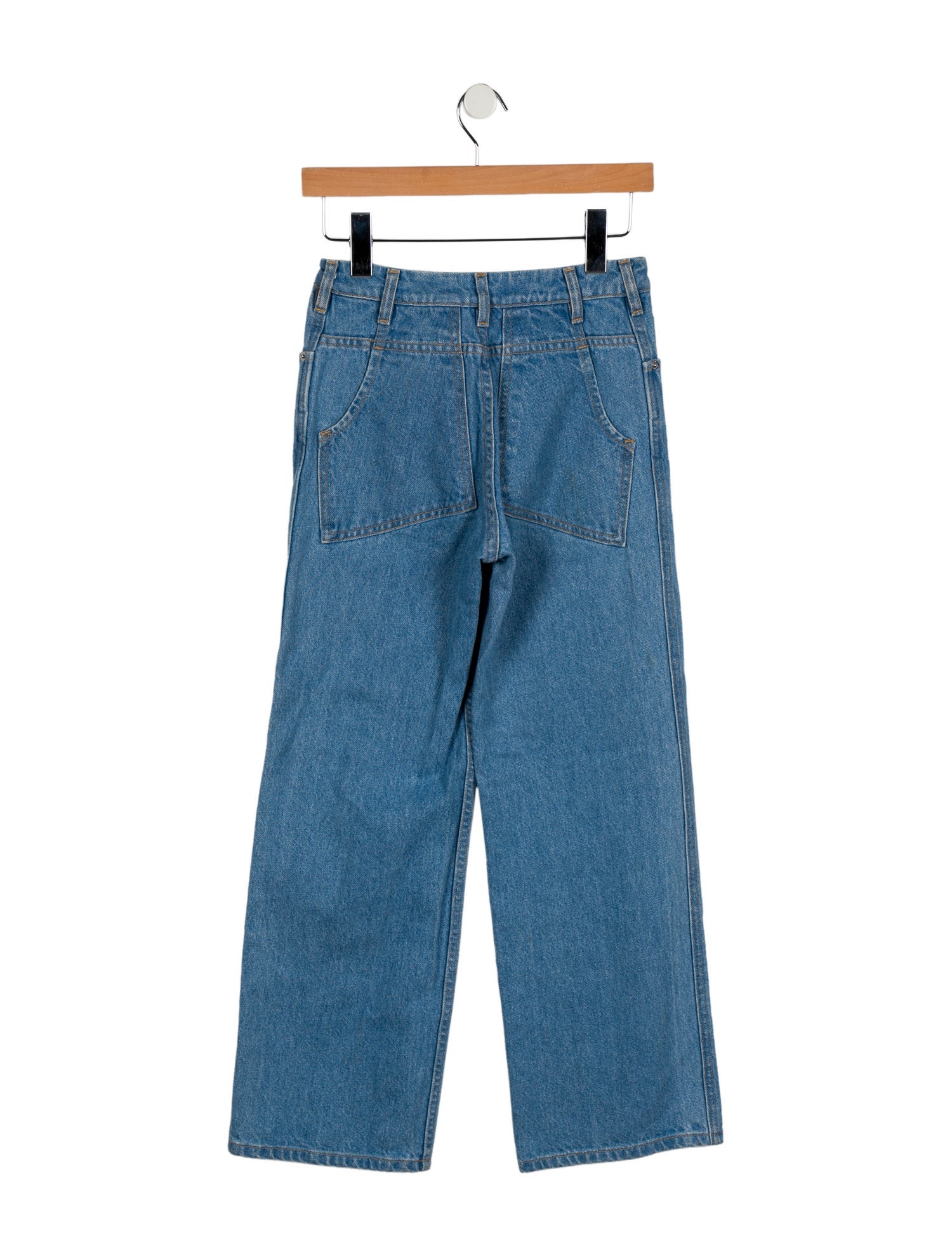 Eckhaus Latta High-Rise Wide Leg Jeans