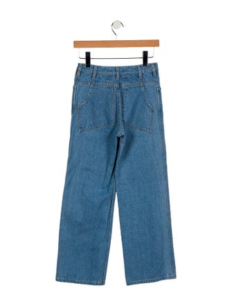 Eckhaus Latta High-Rise Wide Leg Jeans