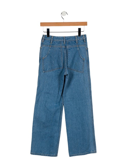 Eckhaus Latta High-Rise Wide Leg Jeans