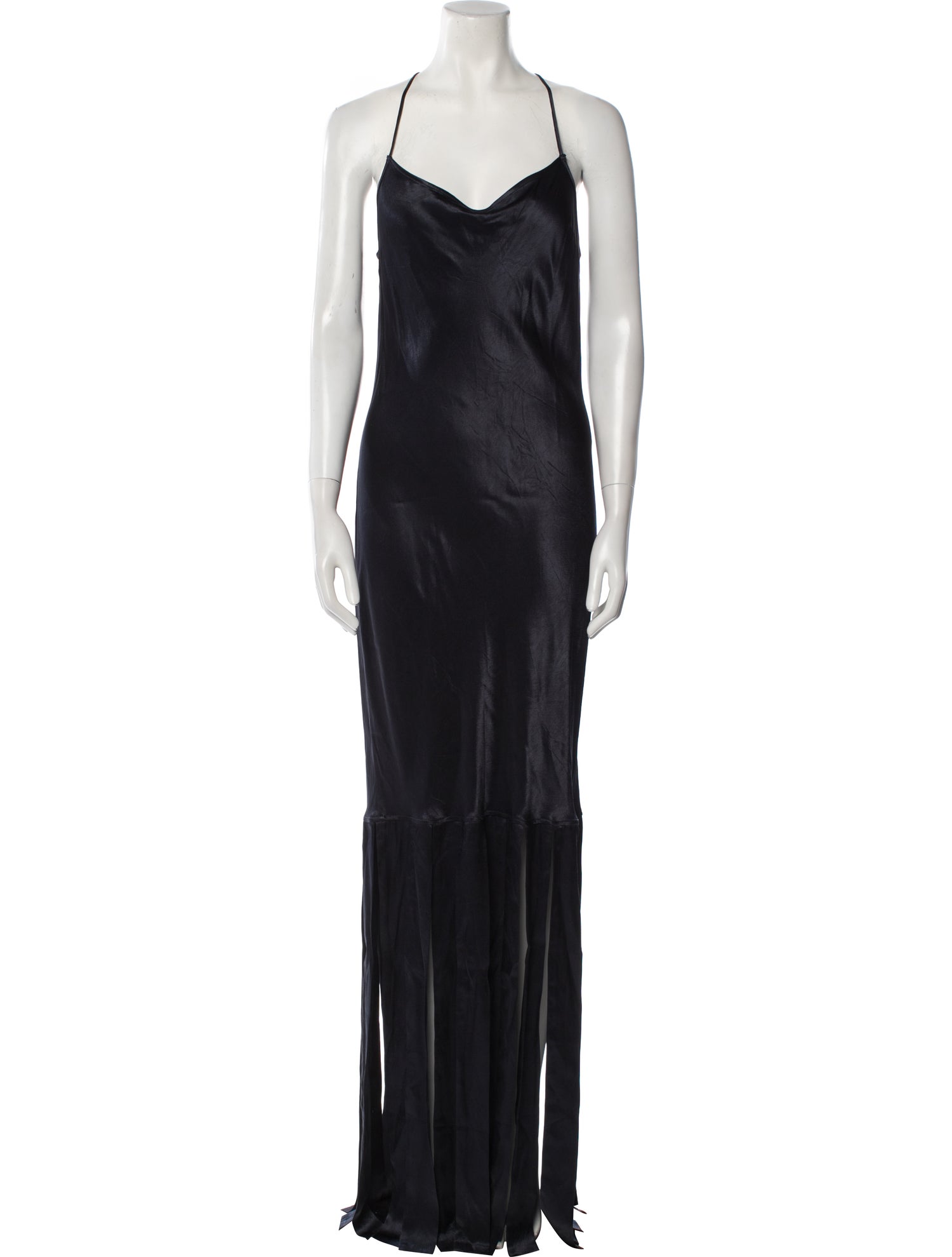 Eckhaus Latta Cowl Neck Knee-Length Dress w/ Tags