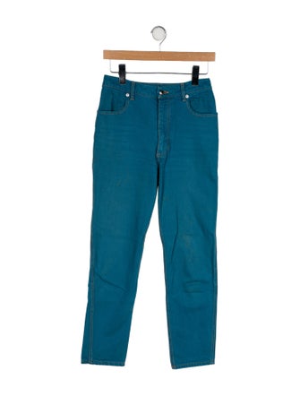 Eckhaus Latta High-Rise Skinny Leg Jeans