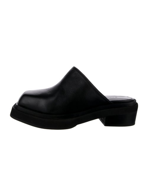 Eckhaus Latta Leather Mules