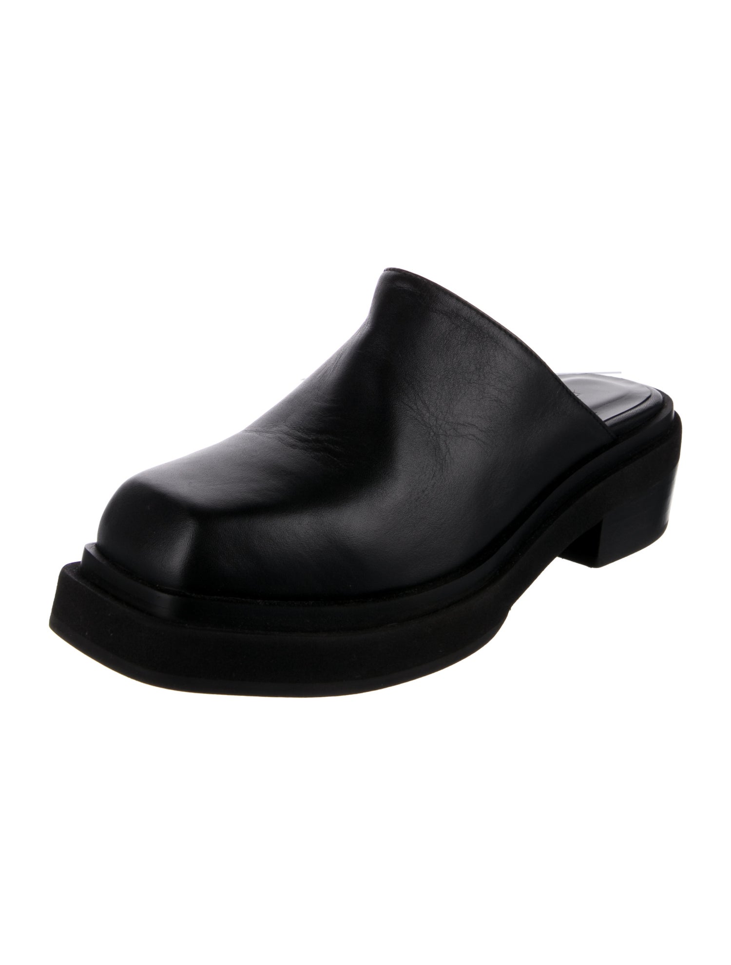 Eckhaus Latta Leather Mules