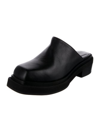 Eckhaus Latta Leather Mules