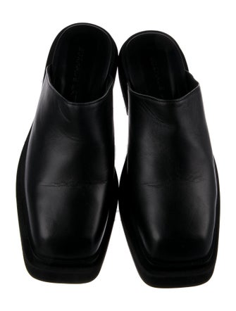 Eckhaus Latta Leather Mules