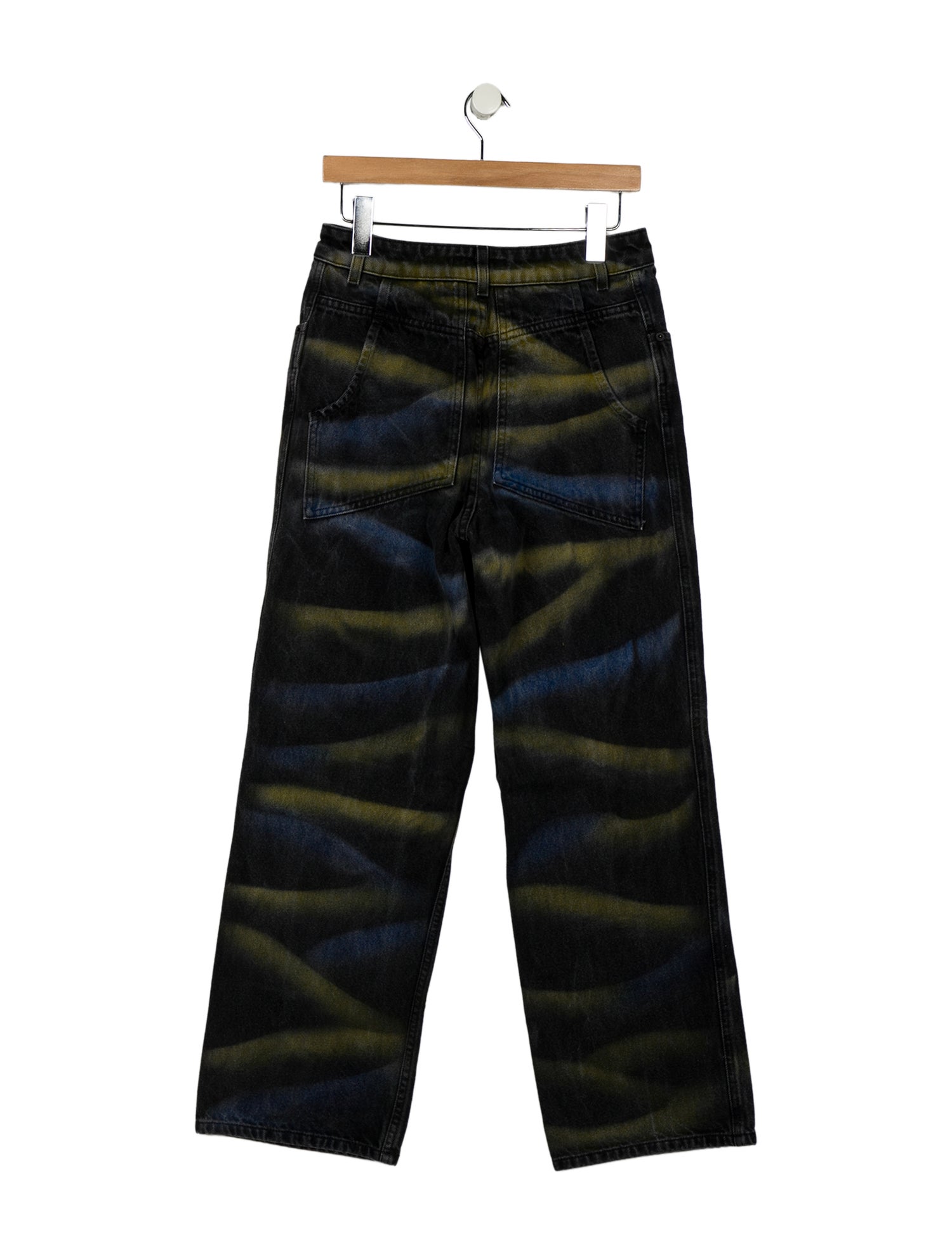 Eckhaus Latta High-Rise Wide Leg Jeans