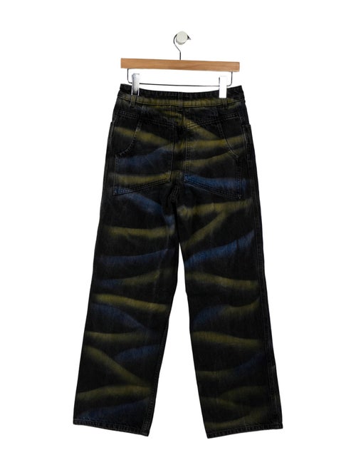 Eckhaus Latta High-Rise Wide Leg Jeans