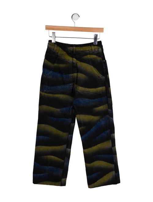 Eckhaus Latta High-Rise Wide Leg Jeans