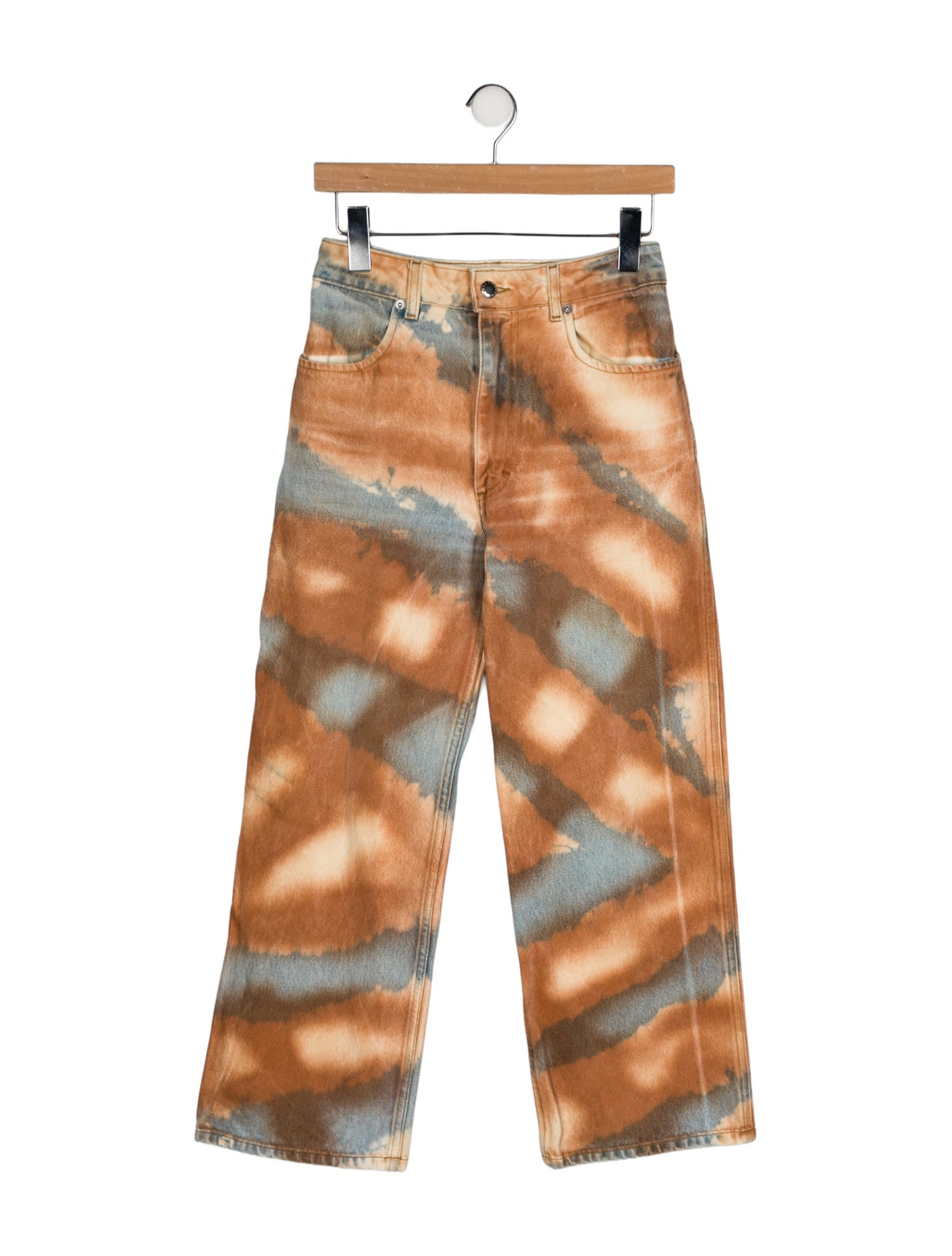 Eckhaus Latta High-Rise Wide Leg Jeans