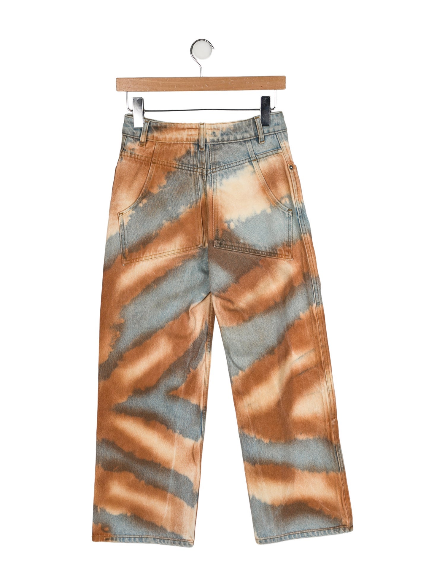 Eckhaus Latta High-Rise Wide Leg Jeans