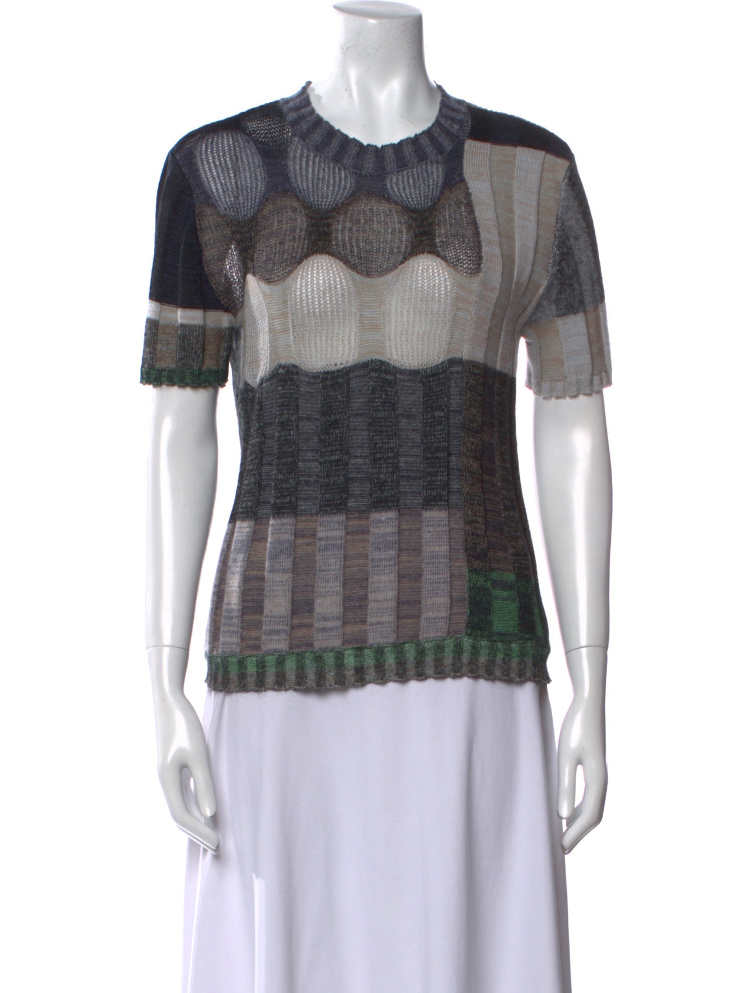 Eckhaus Latta Printed Crew Neck Top