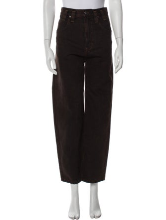 Eckhaus Latta High-Rise Straight Leg Jeans