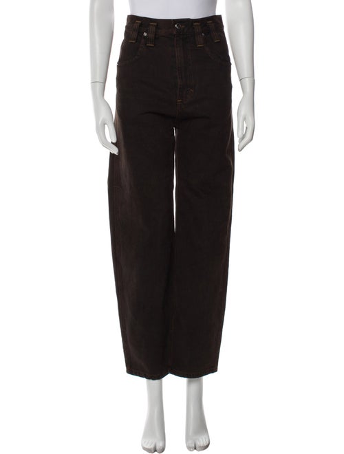 Eckhaus Latta High-Rise Straight Leg Jeans