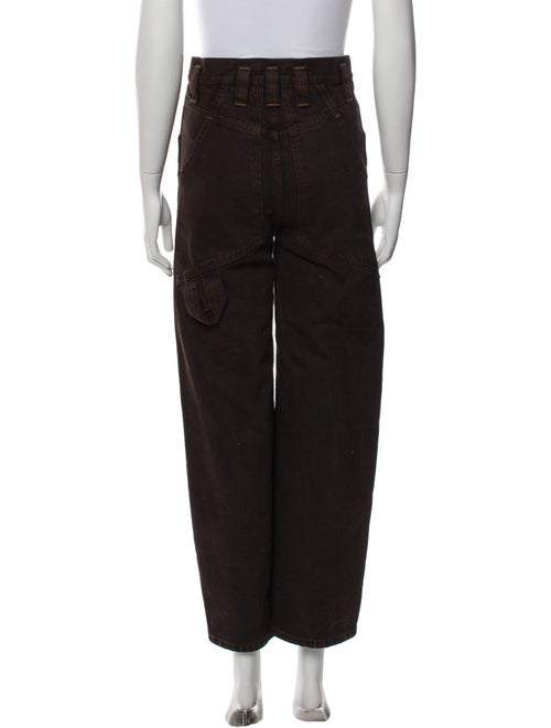 Eckhaus Latta High-Rise Straight Leg Jeans