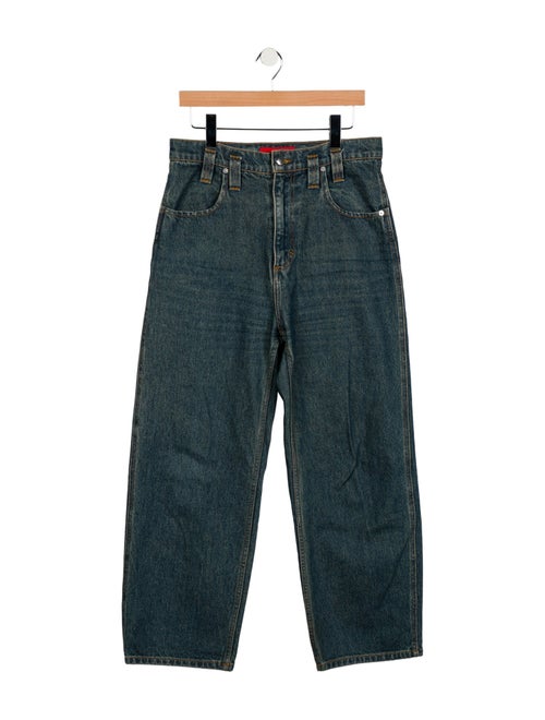 Eckhaus Latta High-Rise Wide Leg Jeans