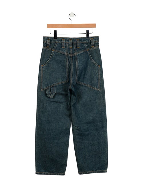 Eckhaus Latta High-Rise Wide Leg Jeans