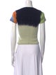 Eckhaus Latta Crew Neck Short Sleeve Crop Top