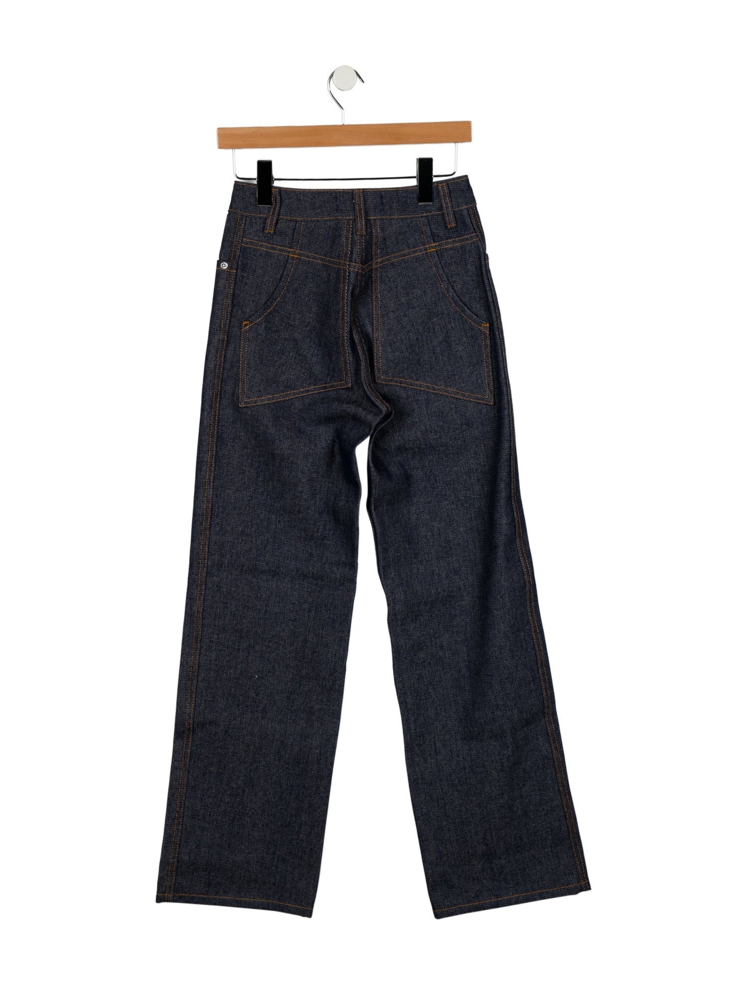 Eckhaus Latta High-Rise Wide Leg Jeans