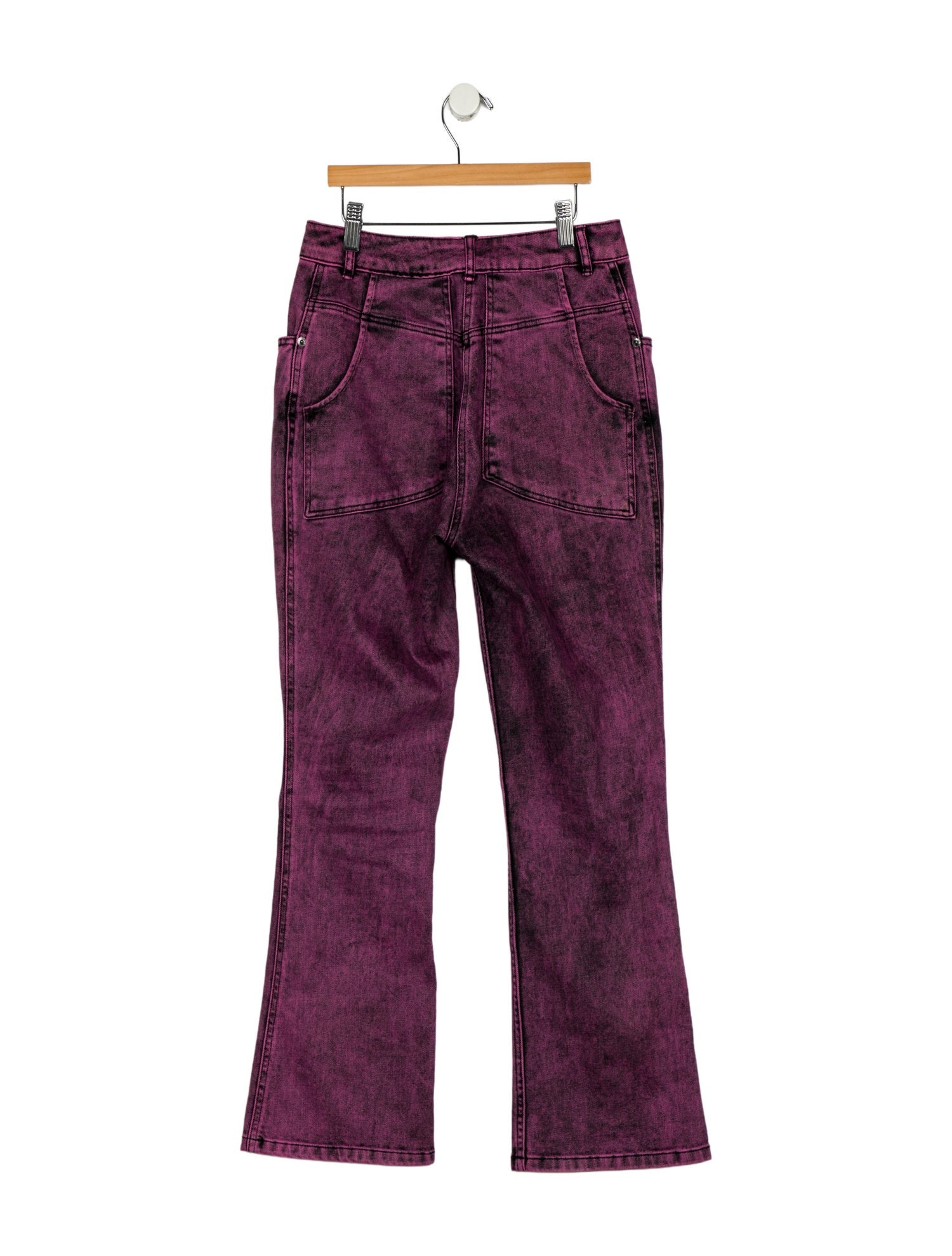 Eckhaus Latta Mid-Rise Wide Leg Jeans