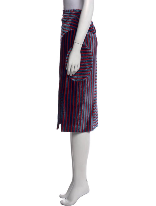 Eckhaus Latta Striped Knee-Length Skirt
