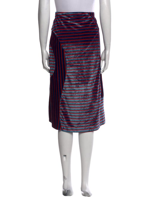 Eckhaus Latta Striped Knee-Length Skirt