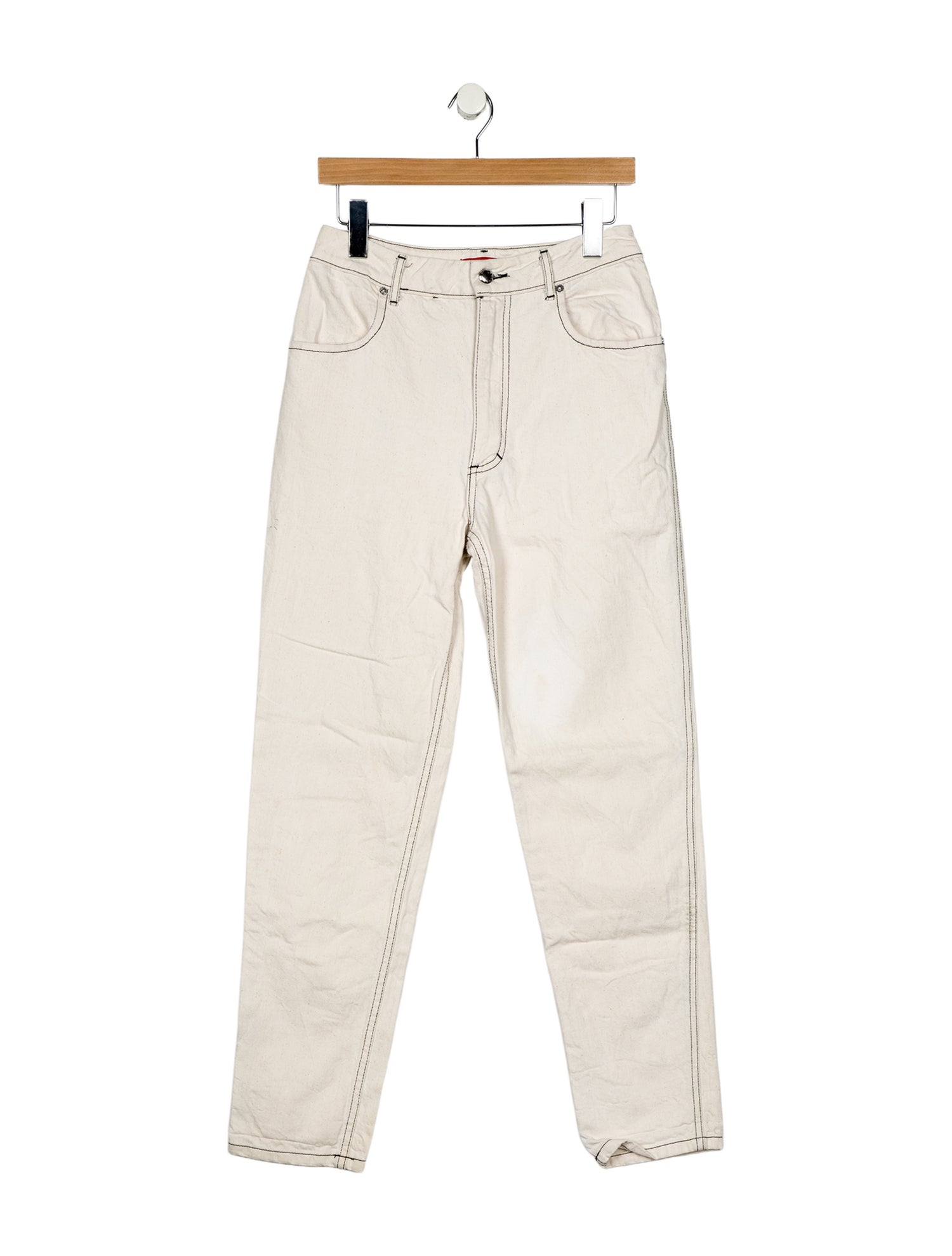 Eckhaus Latta High-Rise Straight Leg Jeans