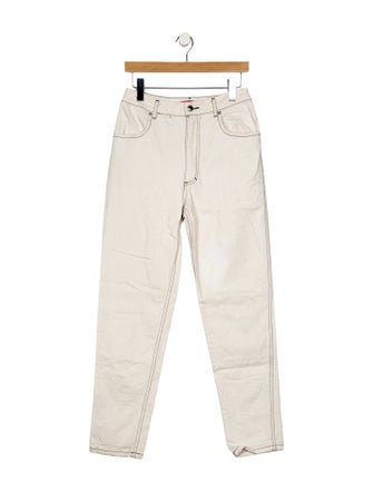Eckhaus Latta High-Rise Straight Leg Jeans