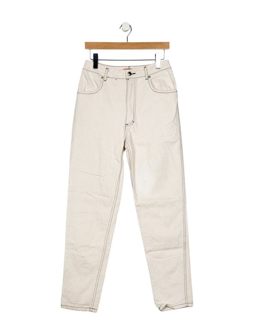 Eckhaus Latta High-Rise Straight Leg Jeans