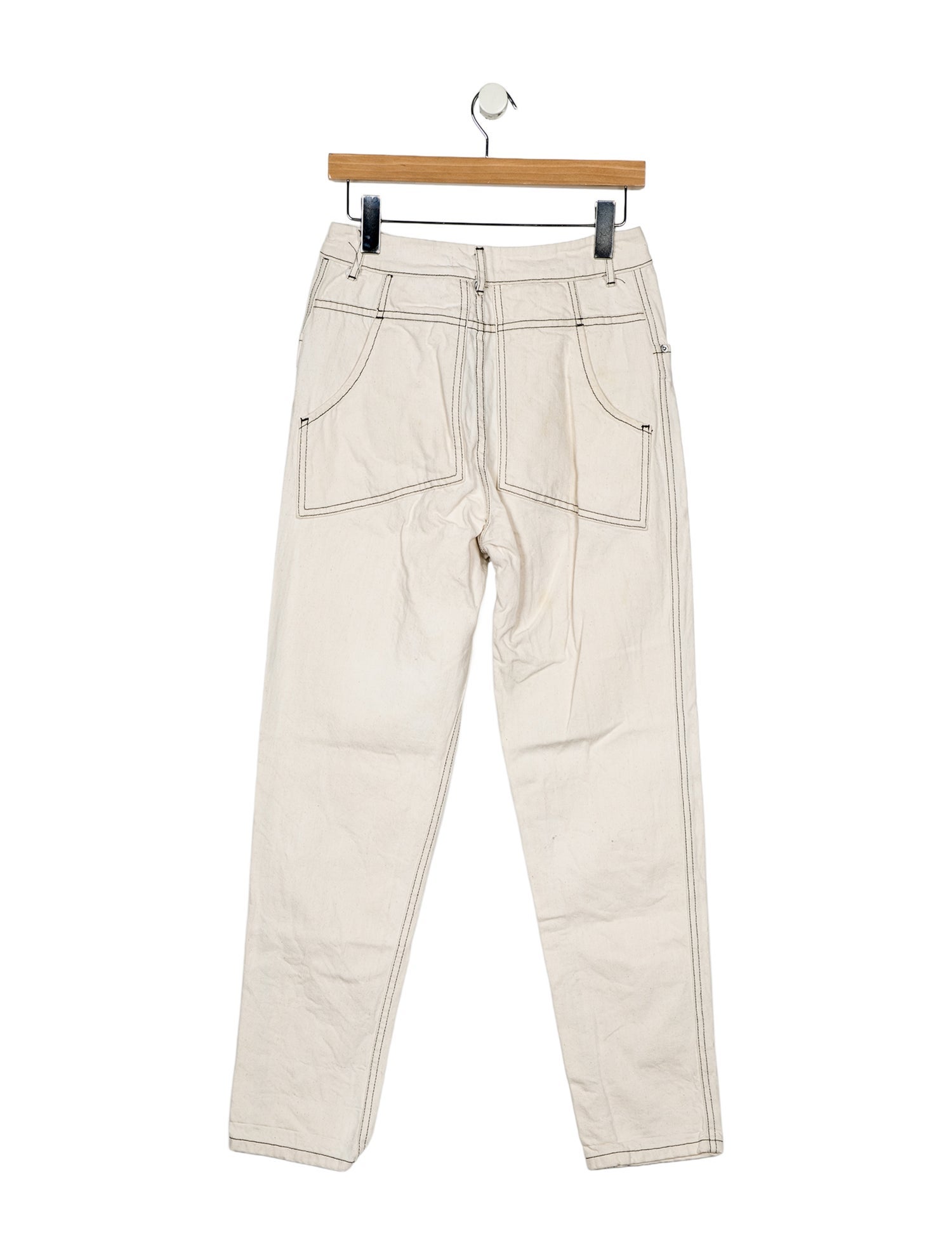 Eckhaus Latta High-Rise Straight Leg Jeans