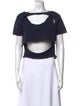 Eckhaus Latta Bateau Neckline Sweater